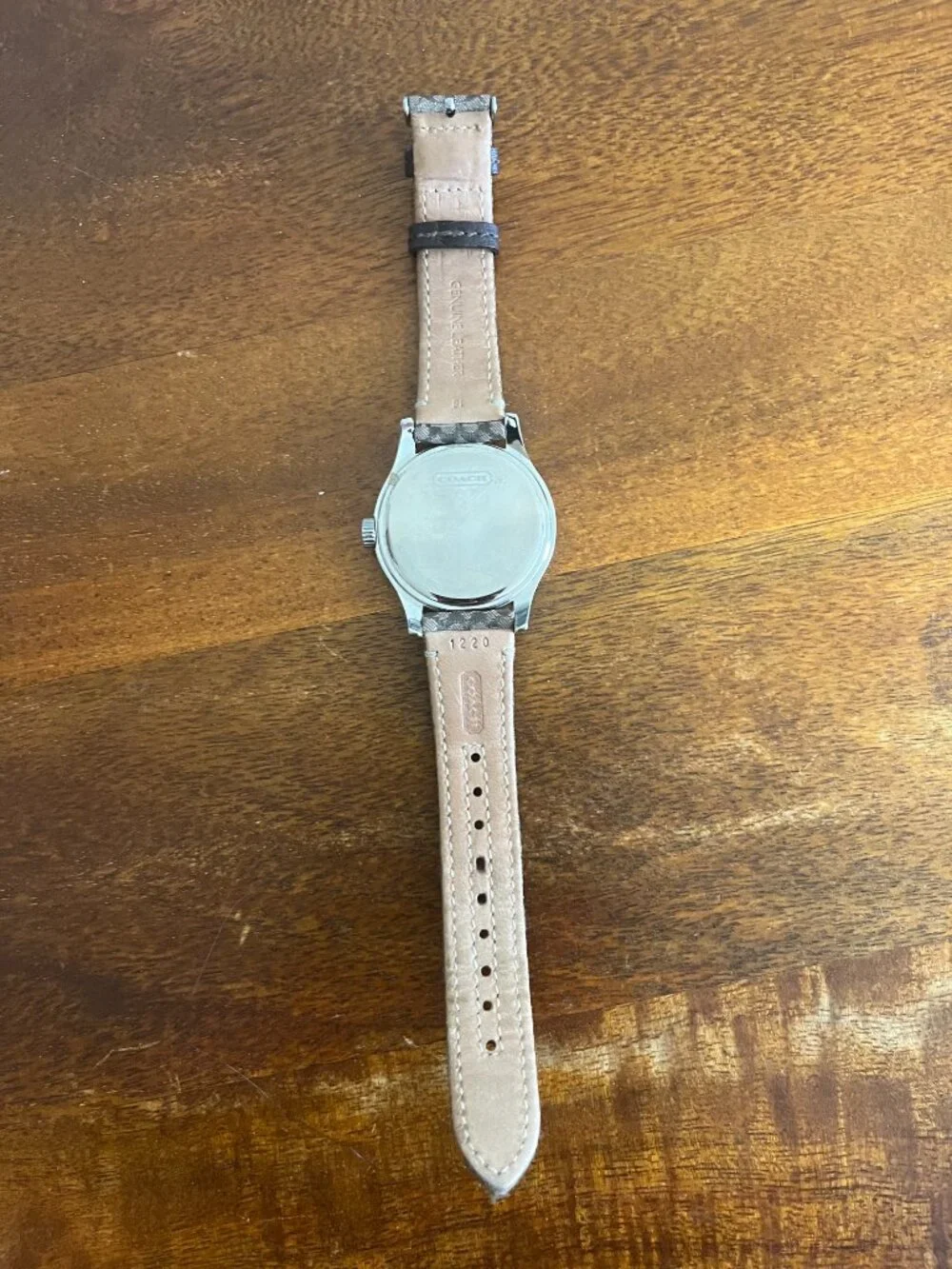 Brown Leather Coach Watch